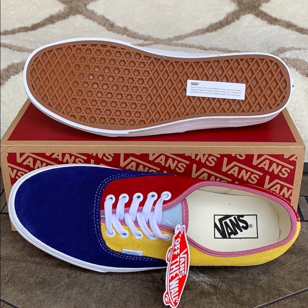 VANS AUTHENTIC SUNSHINE Multi/True White men’s - Picture 13 of 16